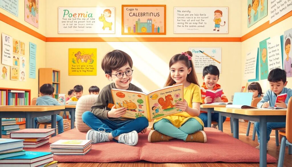 Poemas para estudiantes de primaria: 20 opciones divertidas y educativas