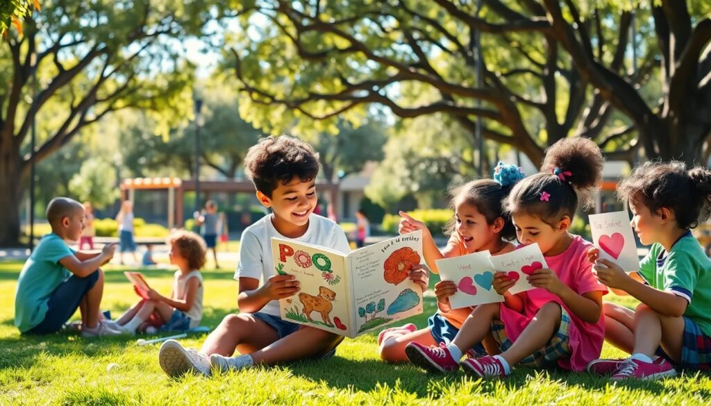 Poemas de amistad cortos para niños de primaria